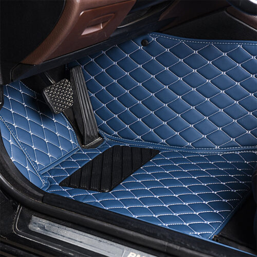 https://indymats.us/wp-content/uploads/2022/10/Blue-Leather-and-White-Stitching-Diamond-Car-Mats-Driver-Side-500x500.jpg